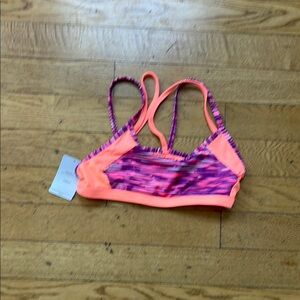 Pink and Orange Sports bra